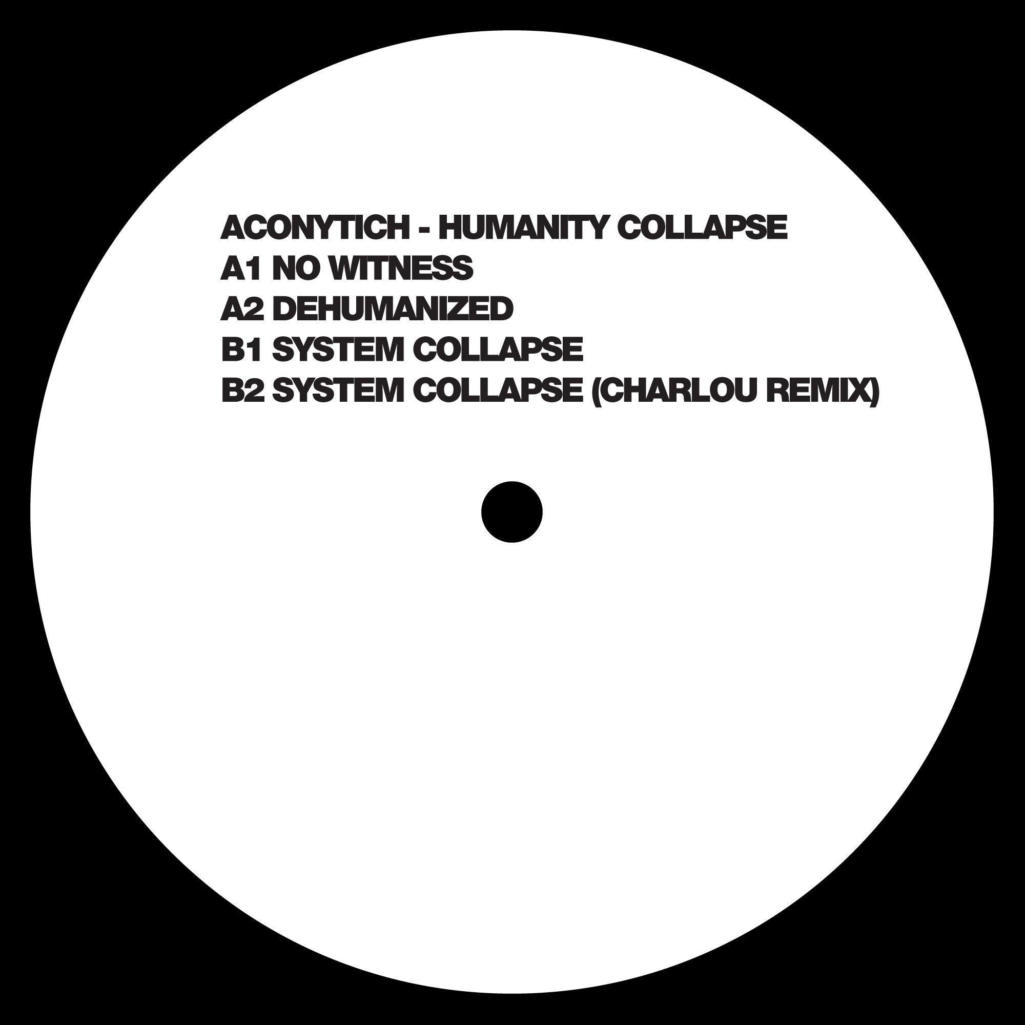 Aconytich - Humanity Collapse (Incl. Charlou Remix)
