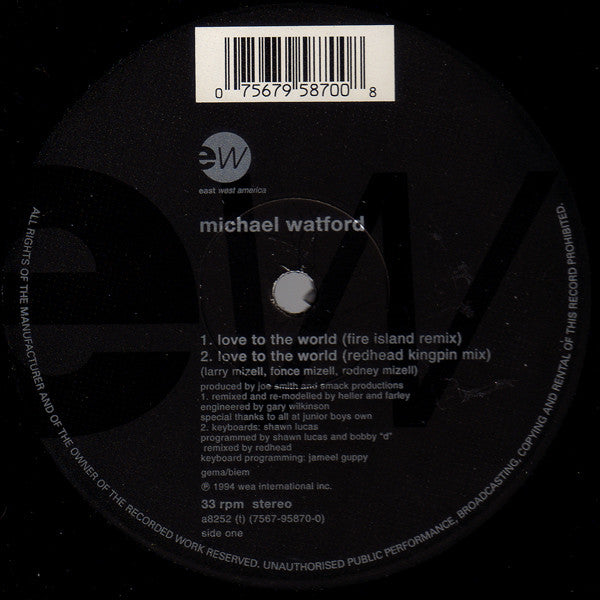 Michael Watford - Love To The World