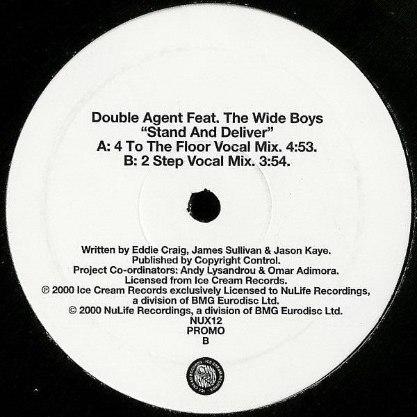 Double Agent, The Wideboys - Stand And Deliver