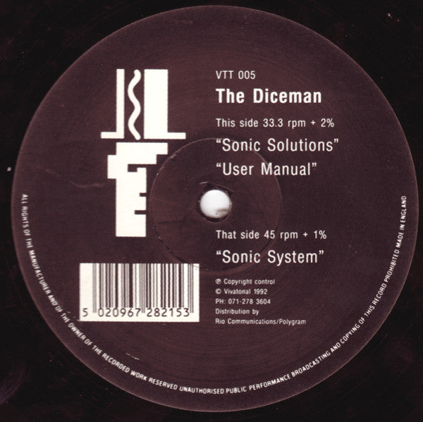 The Diceman - Sonic System