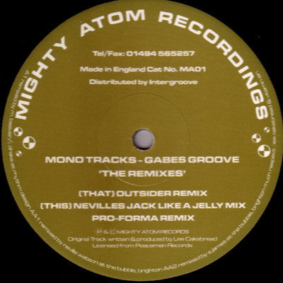 Mono Tracks - Gabes Groove - The Remixes