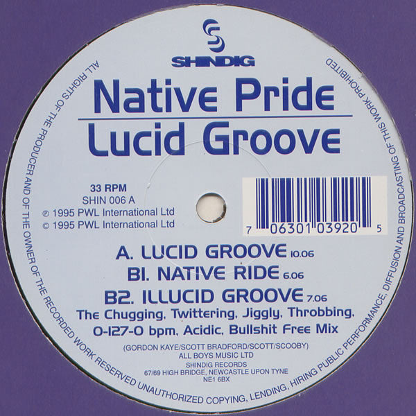 Native Pride - Lucid Groove