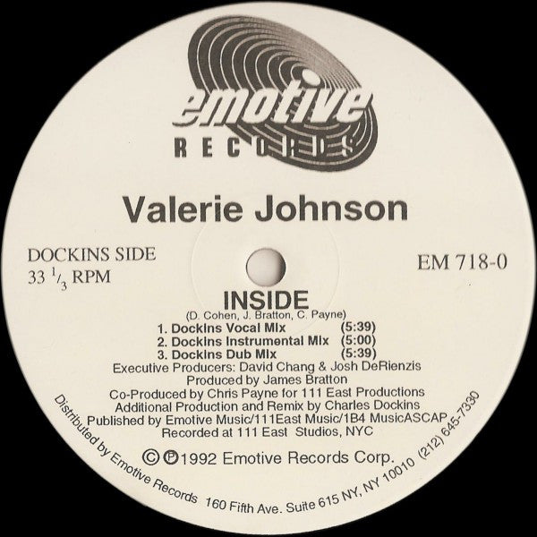 Valerie Johnson - Inside