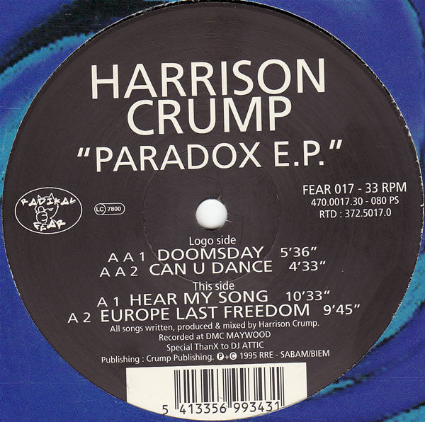 Harrison Crump - Paradox E.P.