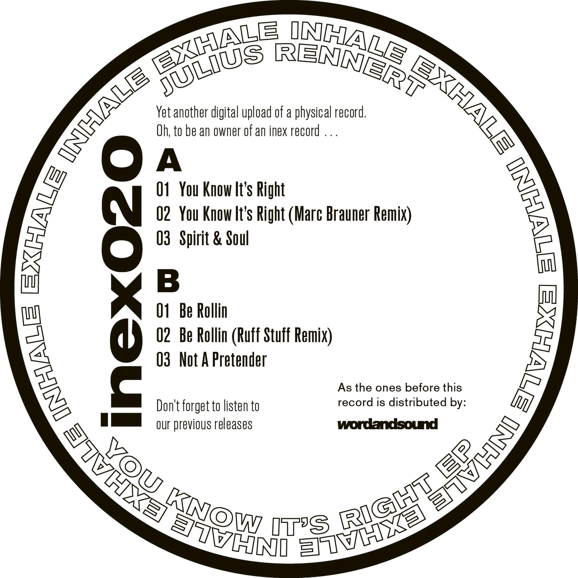 Julius Rennert - You Know It's Right EP